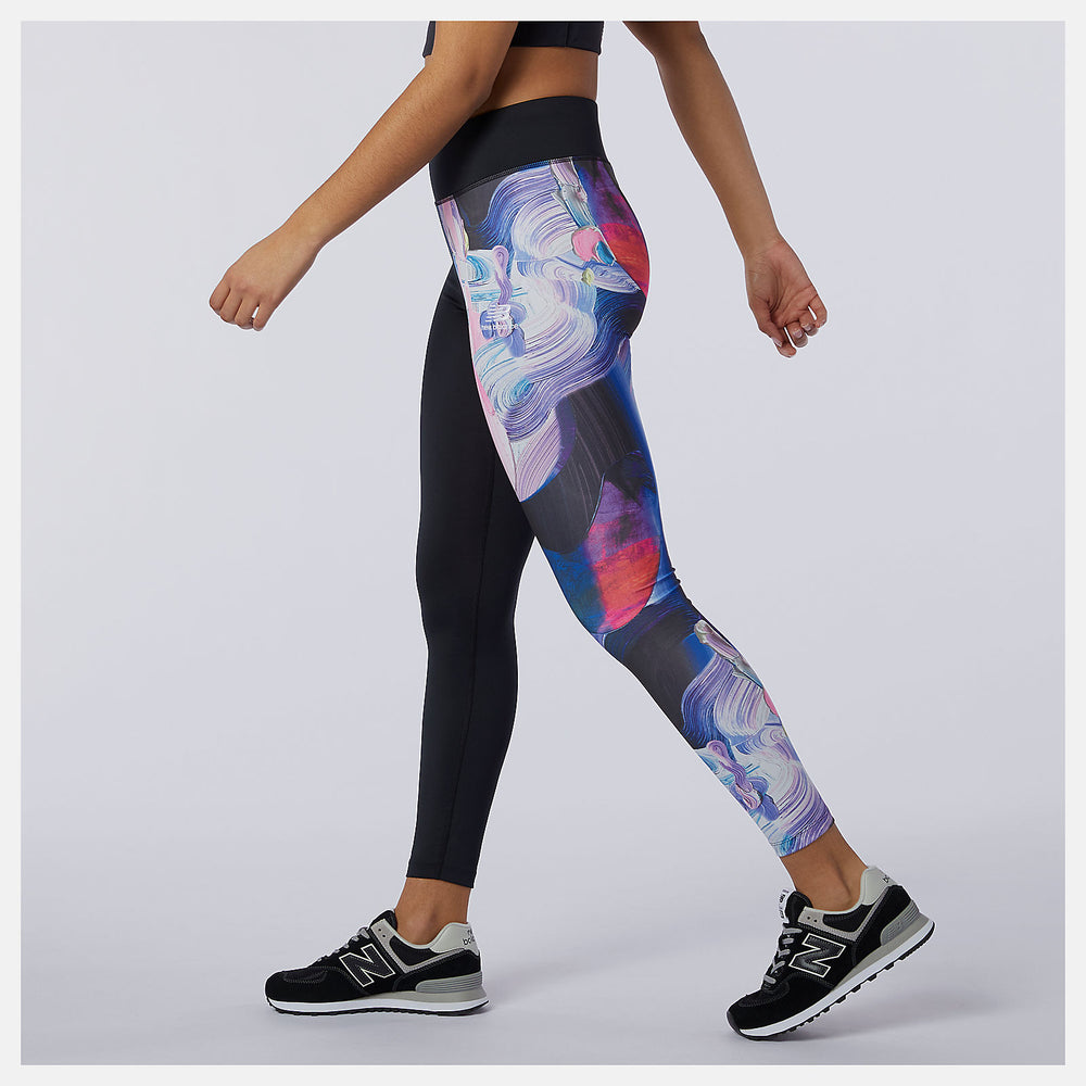 White Print NB Athletics Erin Loree Legging New Balance Clothing
