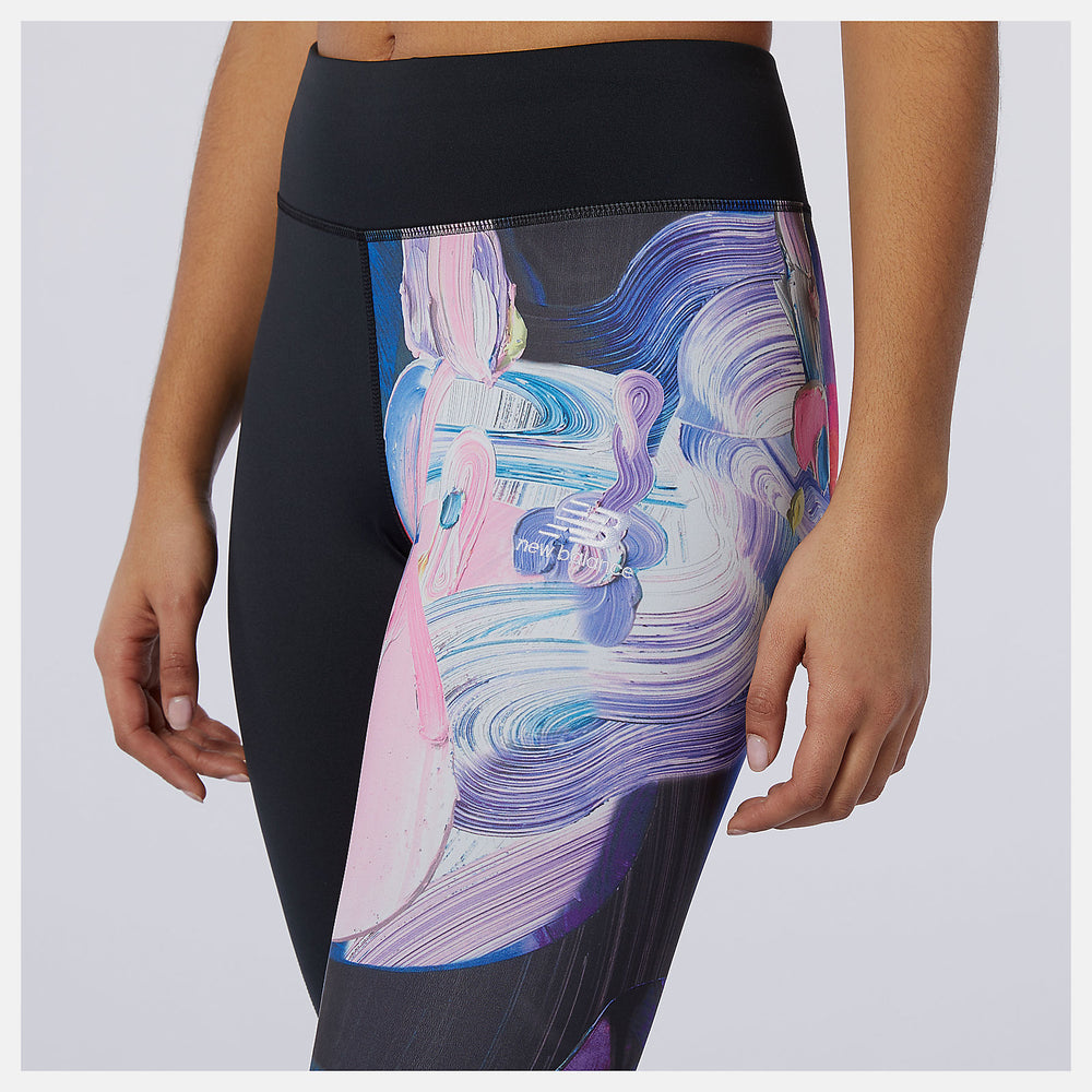 White Print NB Athletics Erin Loree Legging New Balance Clothing