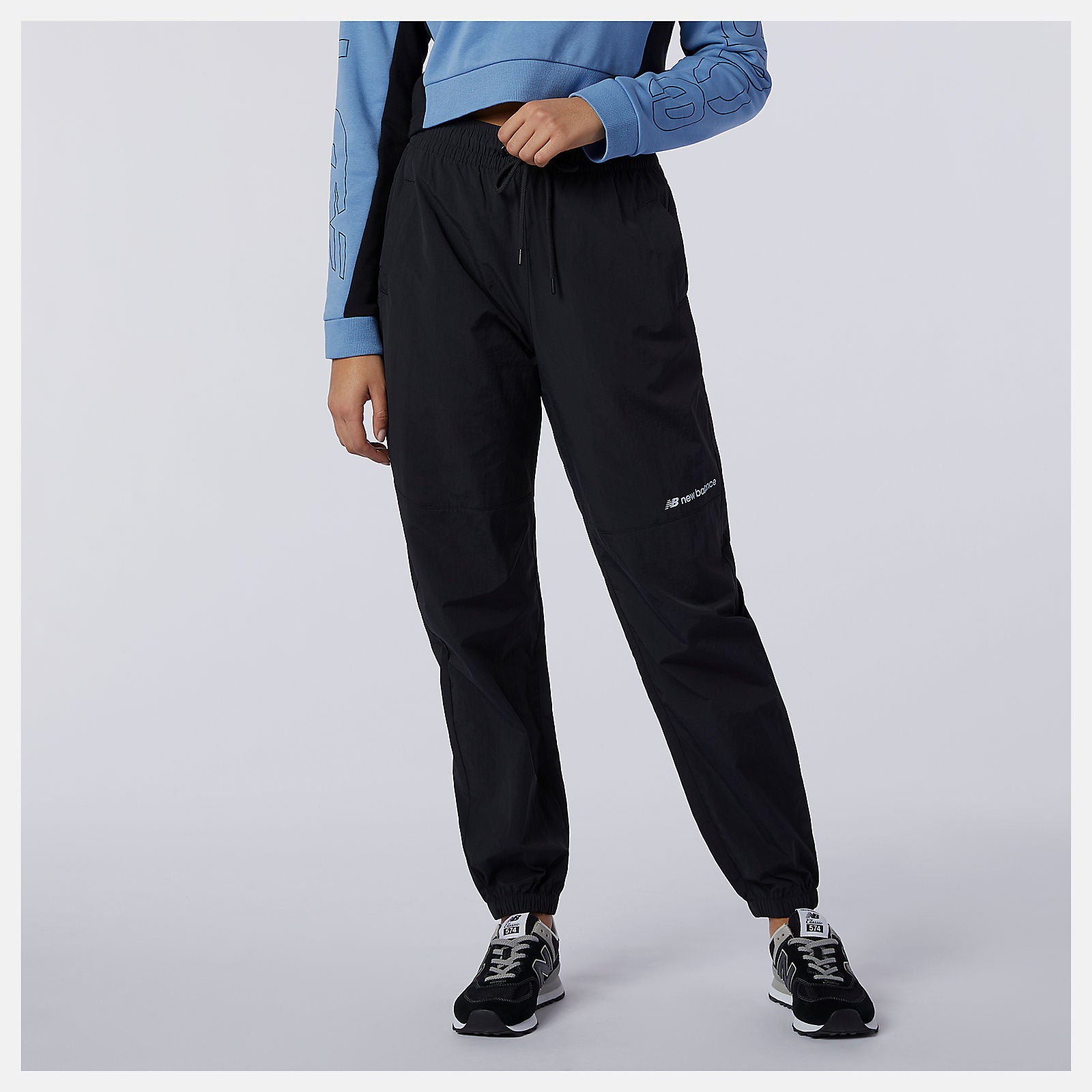 Black Sport Style Optiks Woven Pant New Balance Clothing