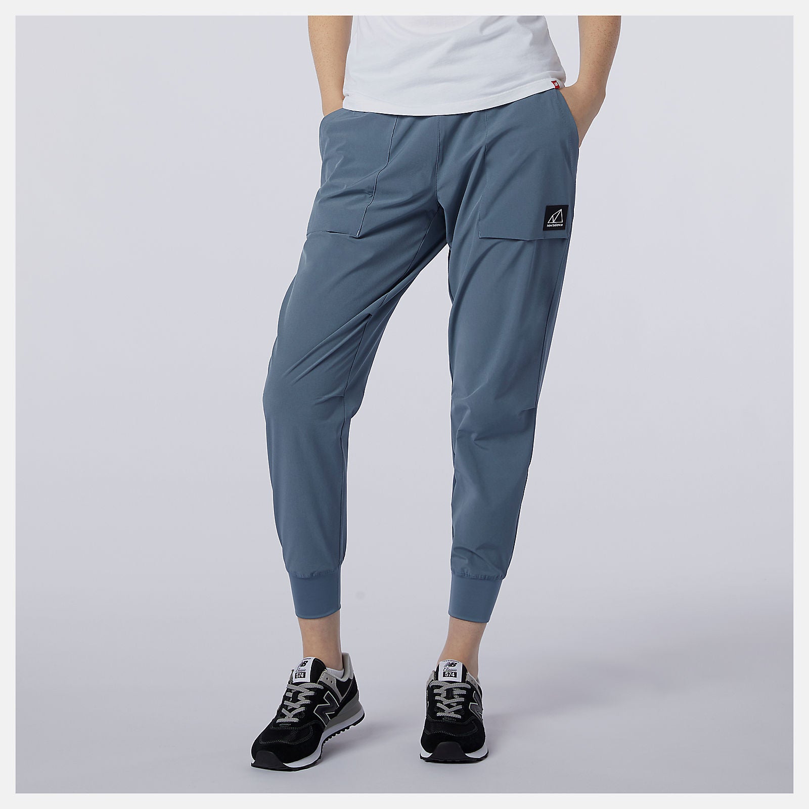 Ocean Grey NB All Terrain Crop Pant New Balance Clothing