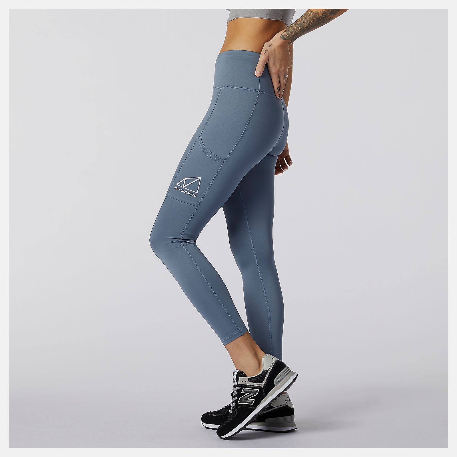 Ocean Grey NB All Terrain Legging New Balance Clothing