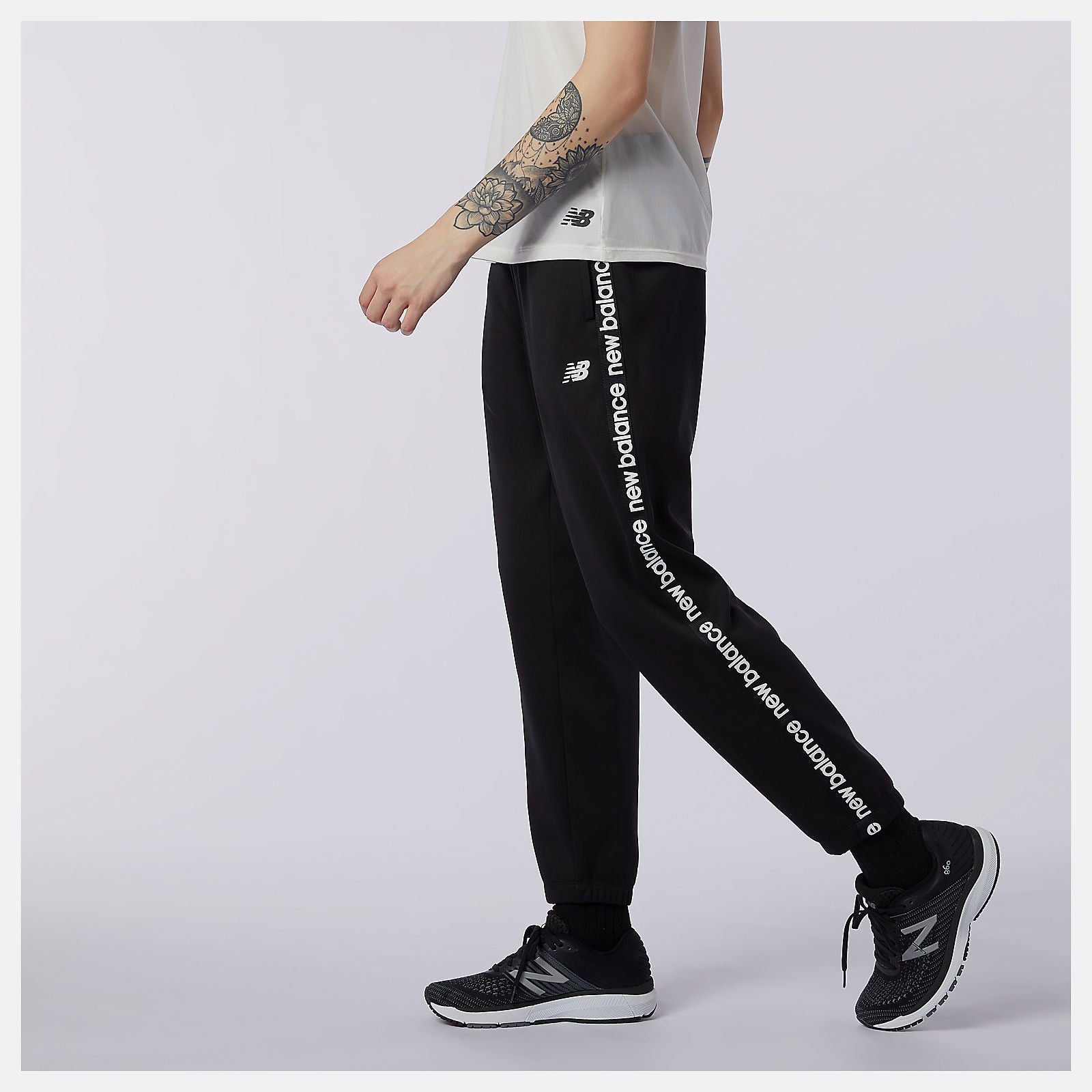 Black Relentless Performance Fleece Pant New Balance Clothing