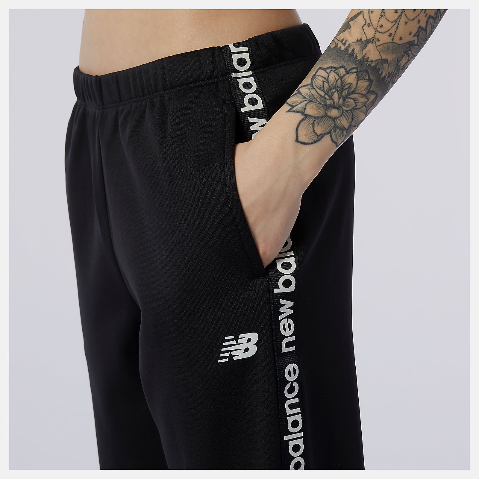 Black Relentless Performance Fleece Pant New Balance Clothing