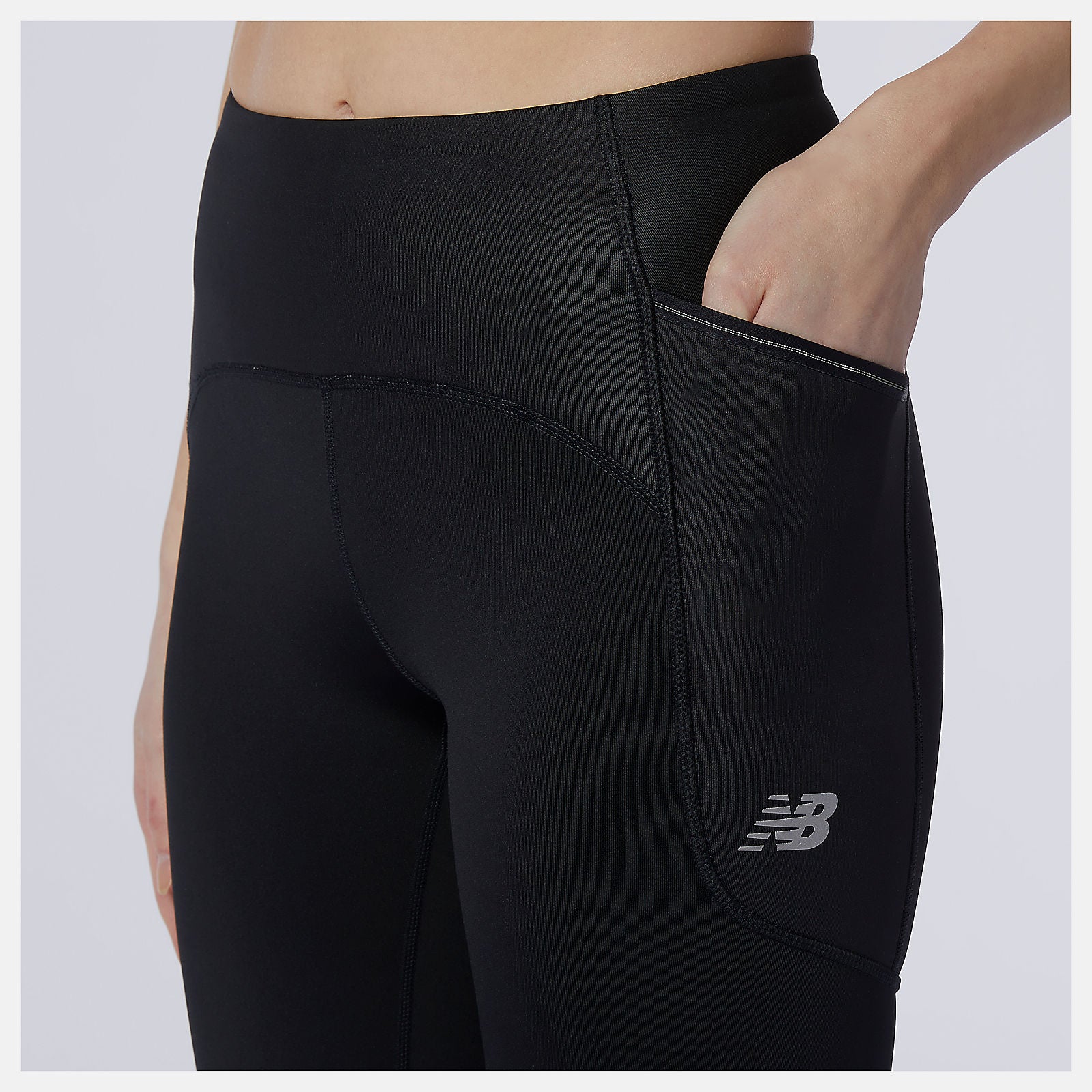 Black NB Heat Tight New Balance Clothing