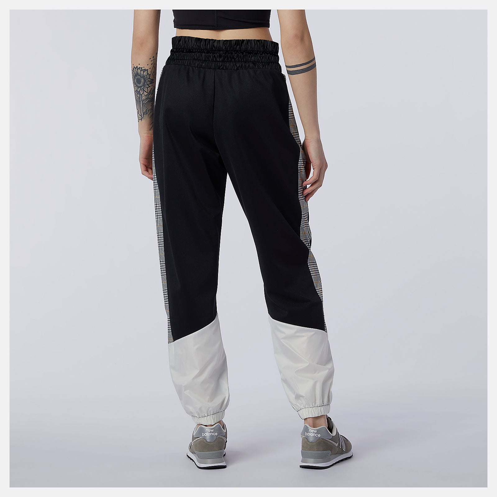 Black NB Athletics Higher Learning Stripe Track Pant New Balance Clothing
