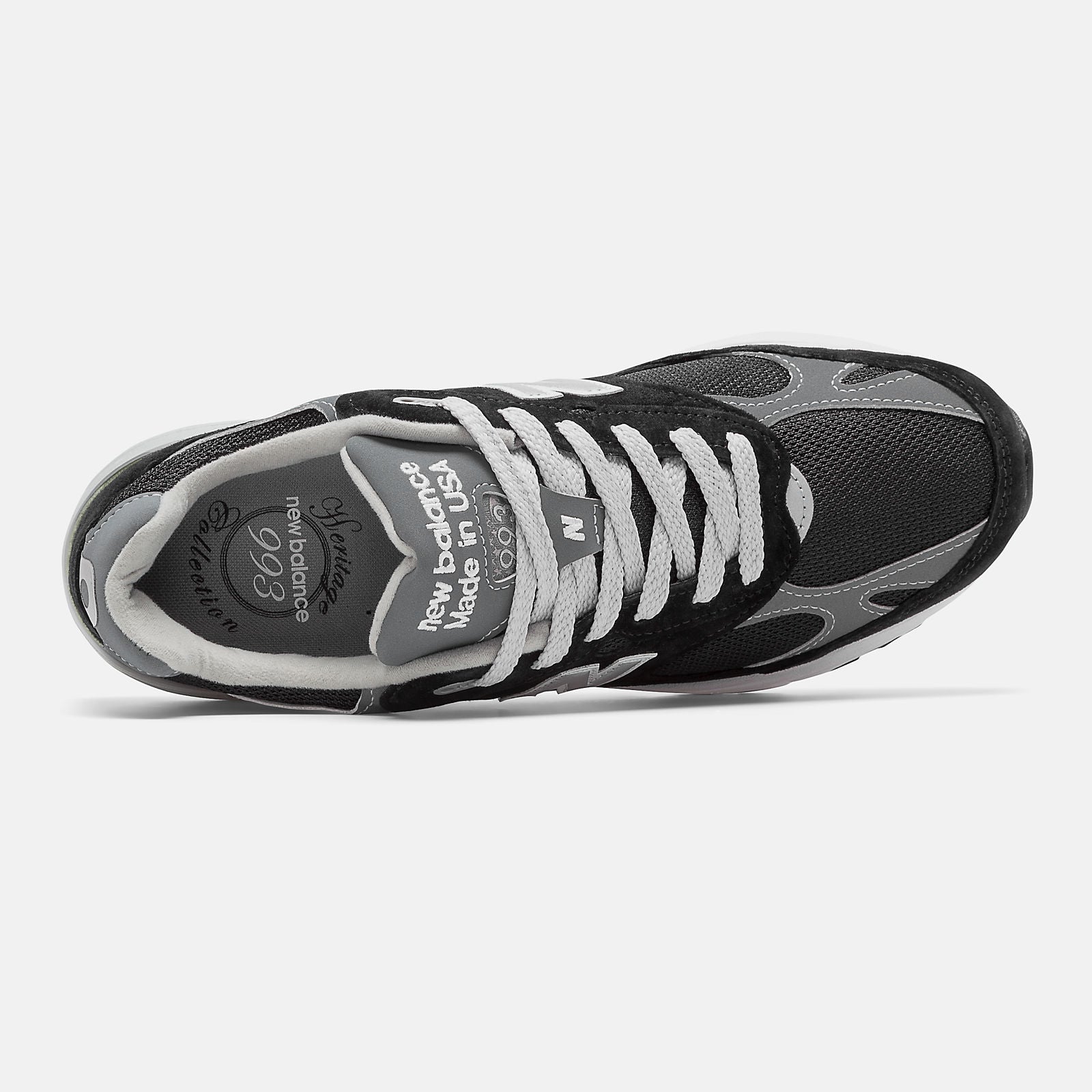 Black/Grey Made in US 993 New Balance Shoes