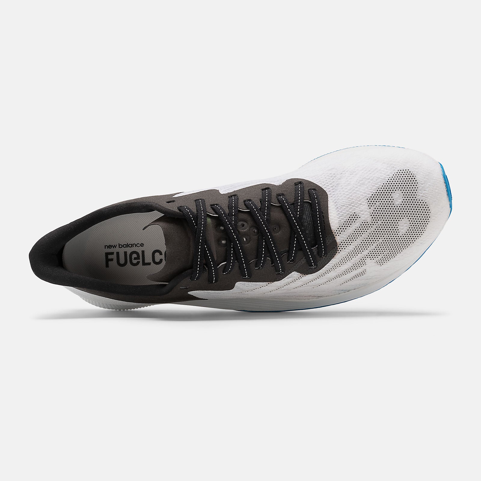 White/Black and Vision Blue FuelCell TC New Balance Shoes