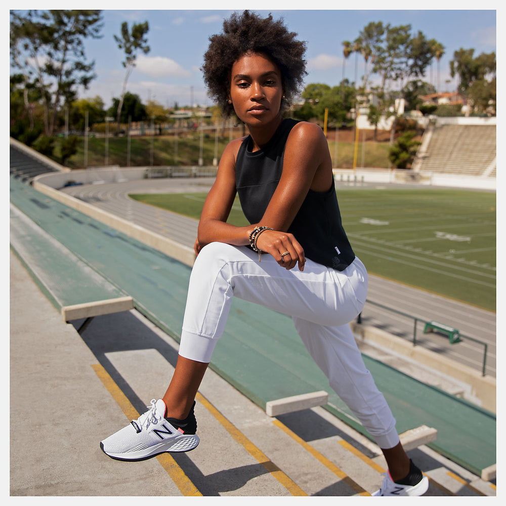 White/Black and Guava Fresh Foam Roav New Balance Shoes