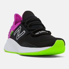 Black/Poisonberry and Lime Glo Fresh Foam Roav New Balance Shoes