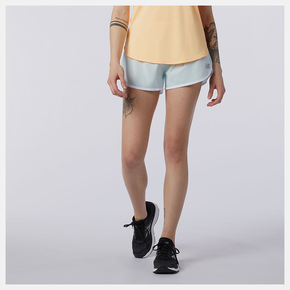 Pale Blue Accelerate Short 2.5 Inch New Balance Clothing