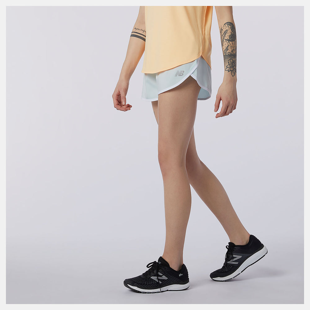 Pale Blue Accelerate Short 2.5 Inch New Balance Clothing