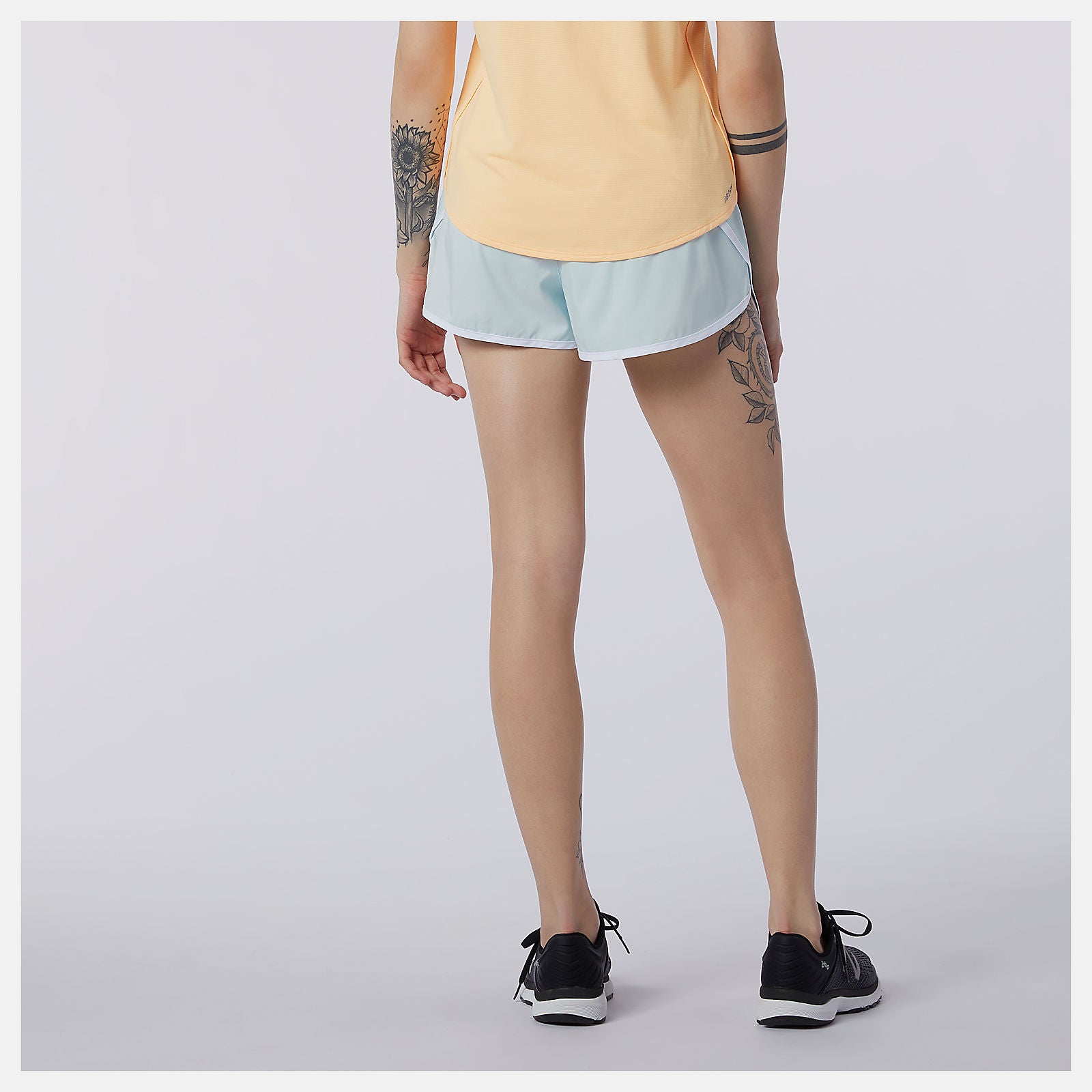 Pale Blue Accelerate Short 2.5 Inch New Balance Clothing