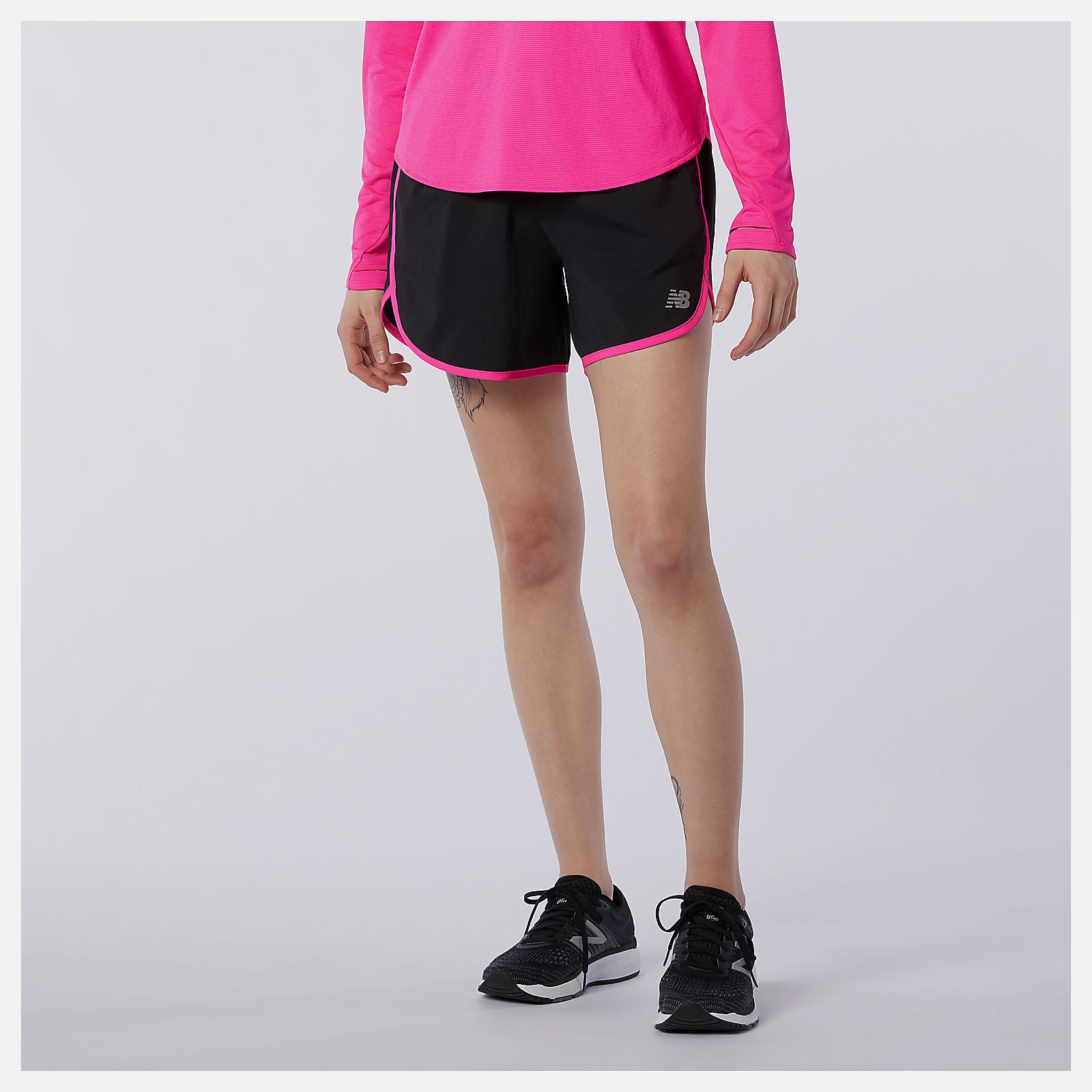 Pink Accelerate Short 5 Inch New Balance Clothing