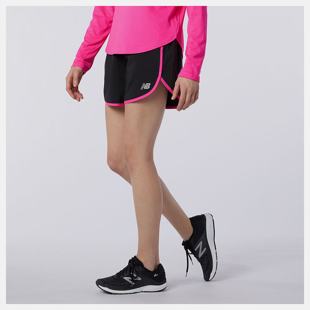 Pink Accelerate Short 5 Inch New Balance Clothing