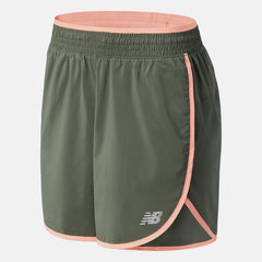 Black Spruce Accelerate Short 5 Inch New Balance Clothing
