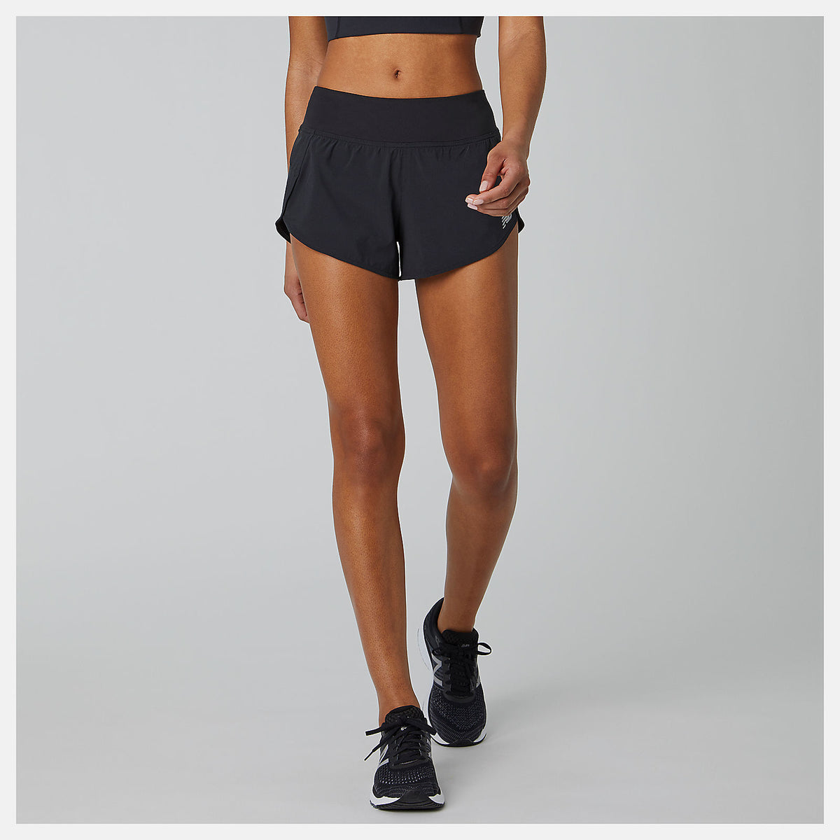 Black Impact Run Short 3 Inch New Balance Clothing