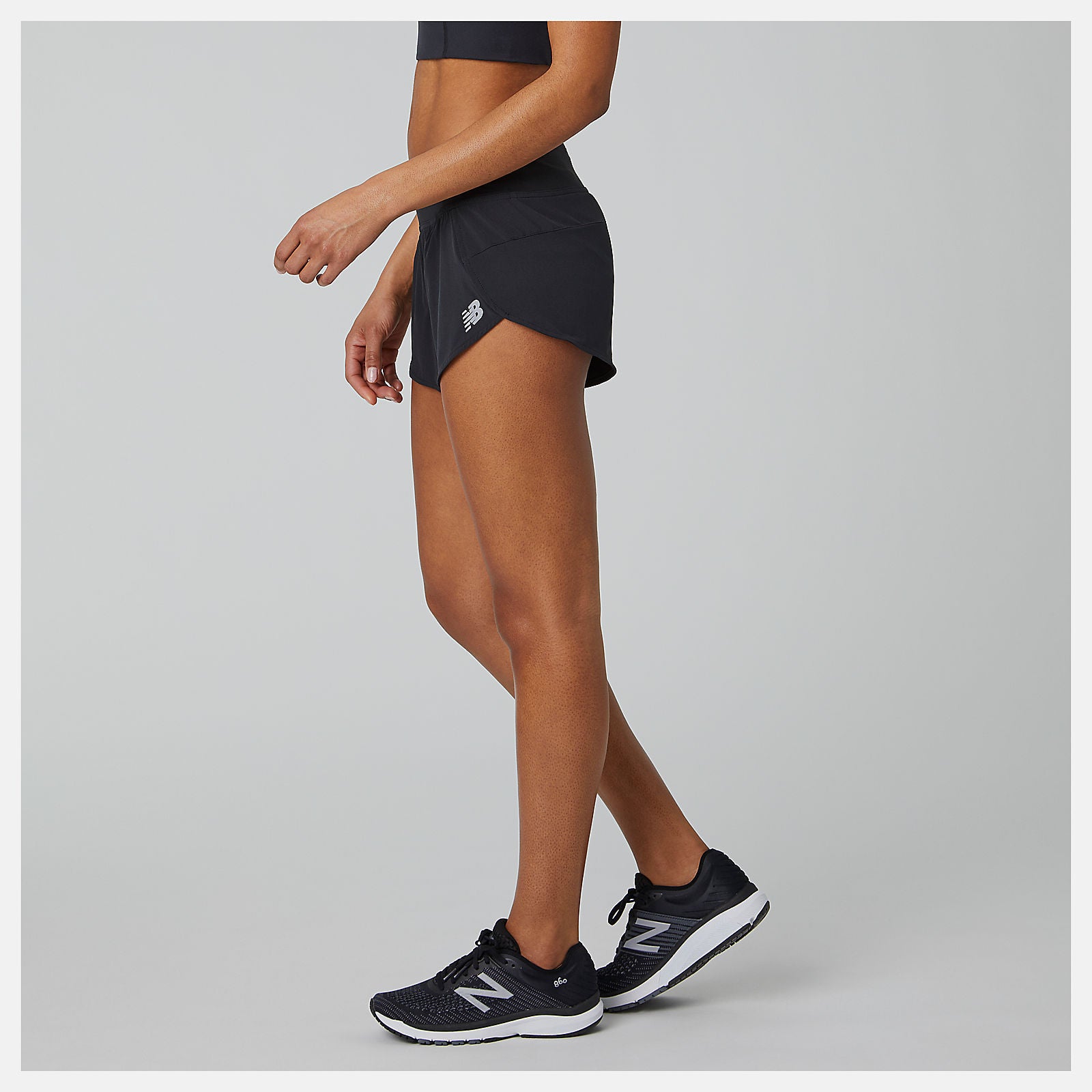 Black Impact Run Short 3 Inch New Balance Clothing