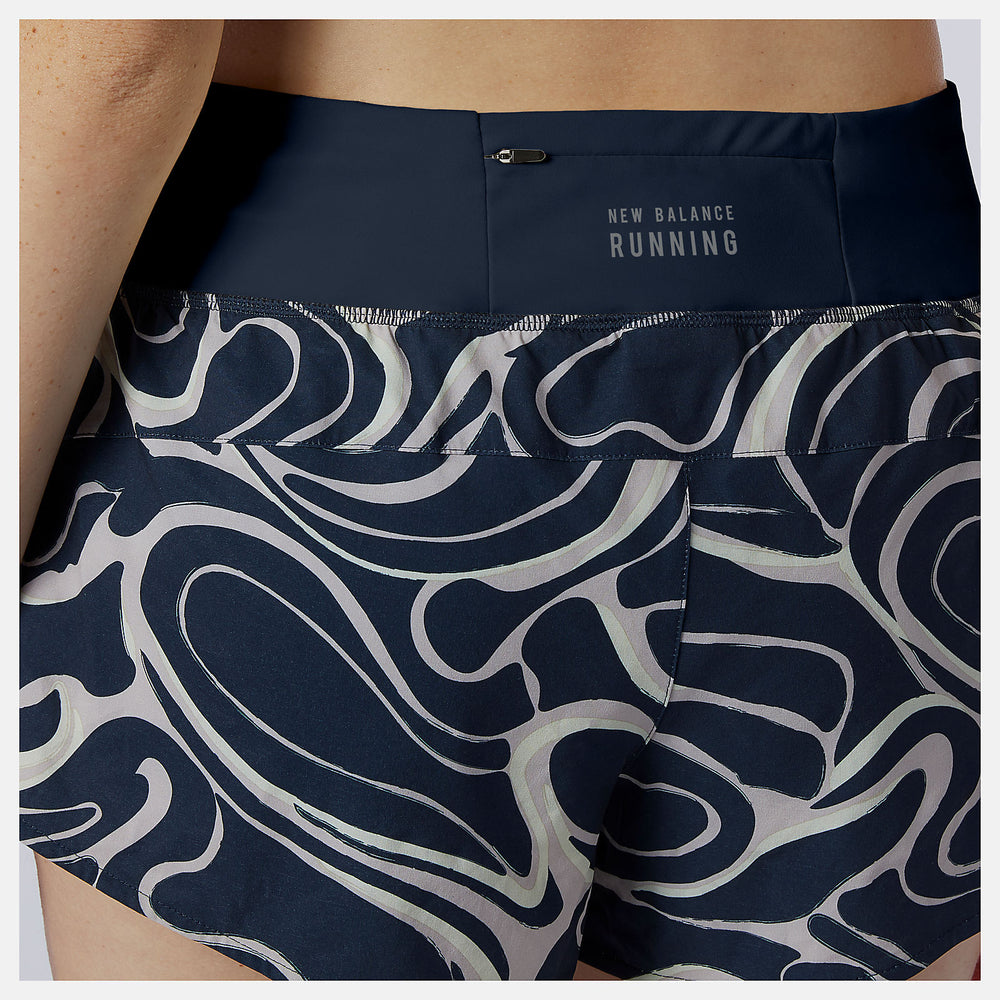 Eclipse Printed Impact Run Short 3 Inch New Balance Clothing
