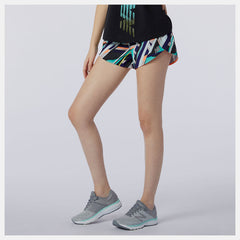 Multi Color Printed Impact Run Short 3 Inch New Balance Clothing