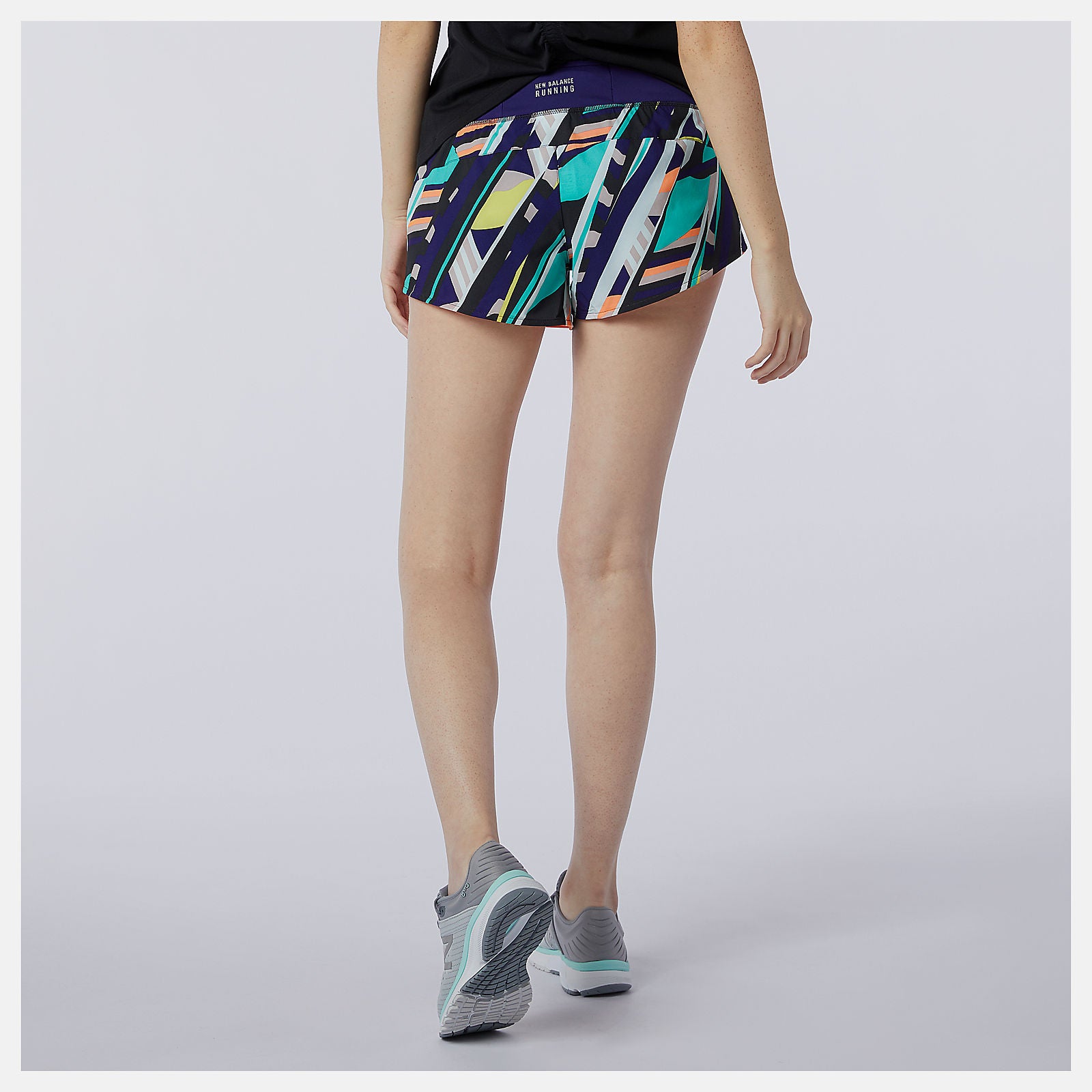 Multi Color Printed Impact Run Short 3 Inch New Balance Clothing