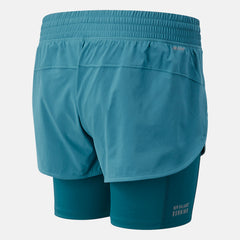 Sea Printed Impact Run 2 In 1 Short New Balance Clothing