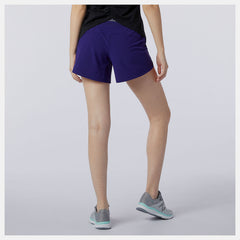 Virtual Violet Impact Run Short 5 Inch New Balance Clothing