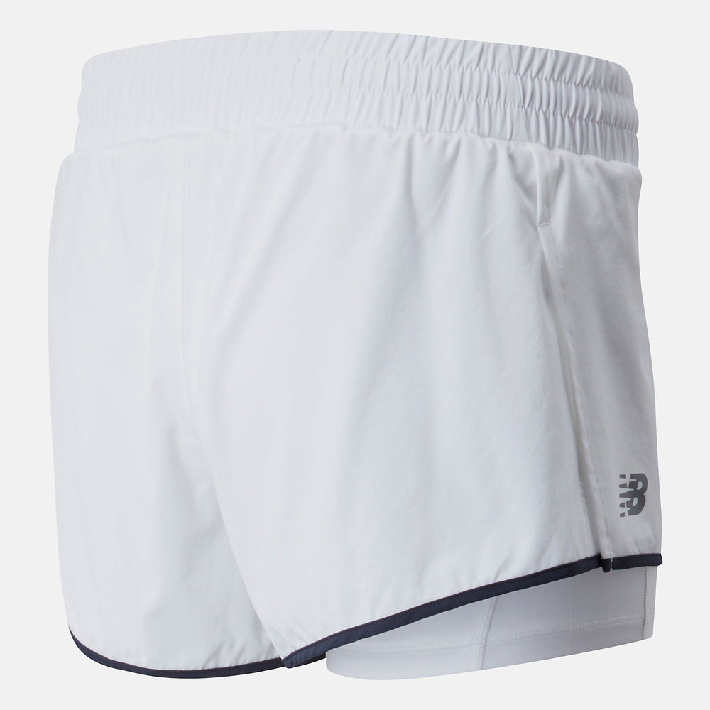 White Rally Short New Balance Clothing