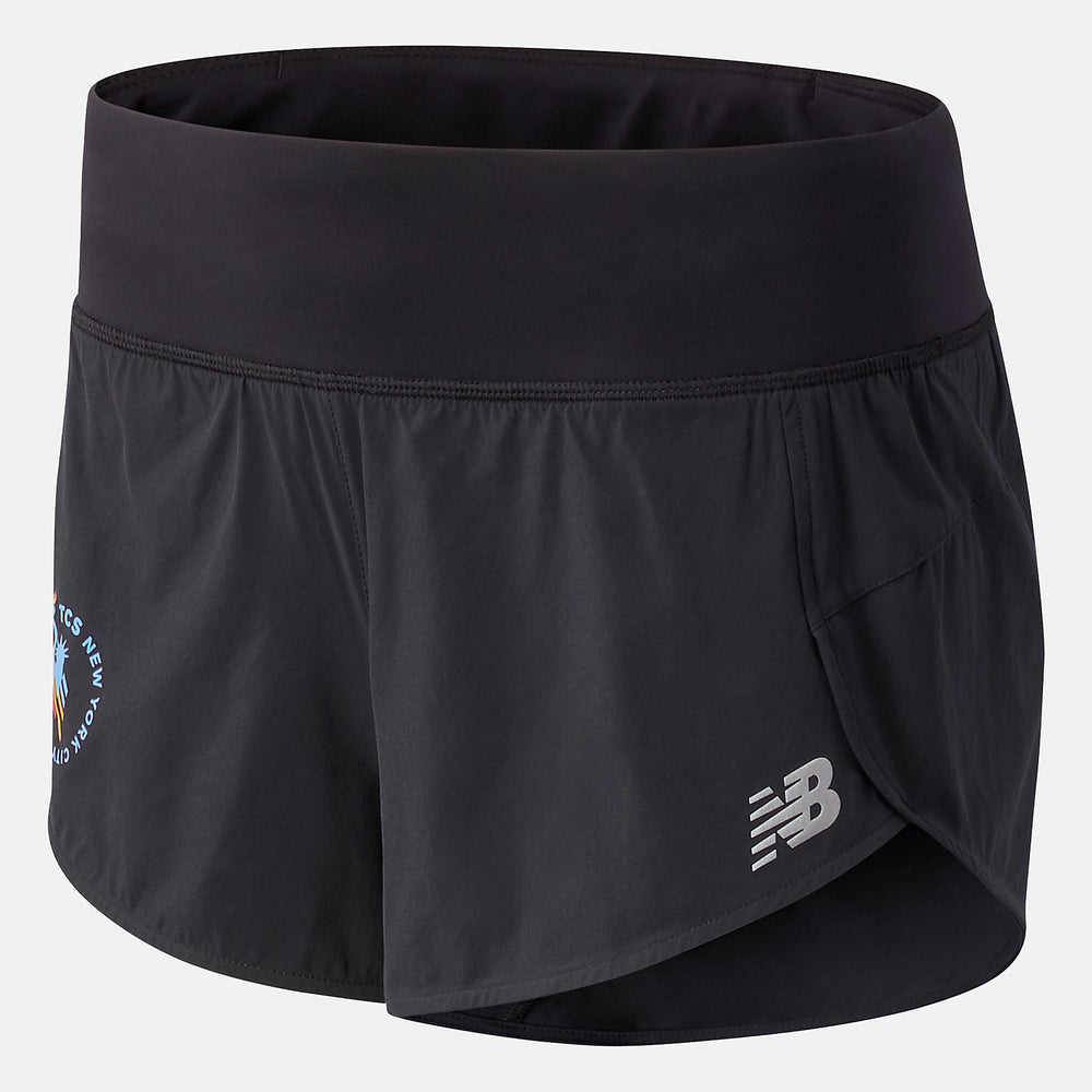 Black NYC Marathon Impact Run Short 3 inch New Balance Clothing