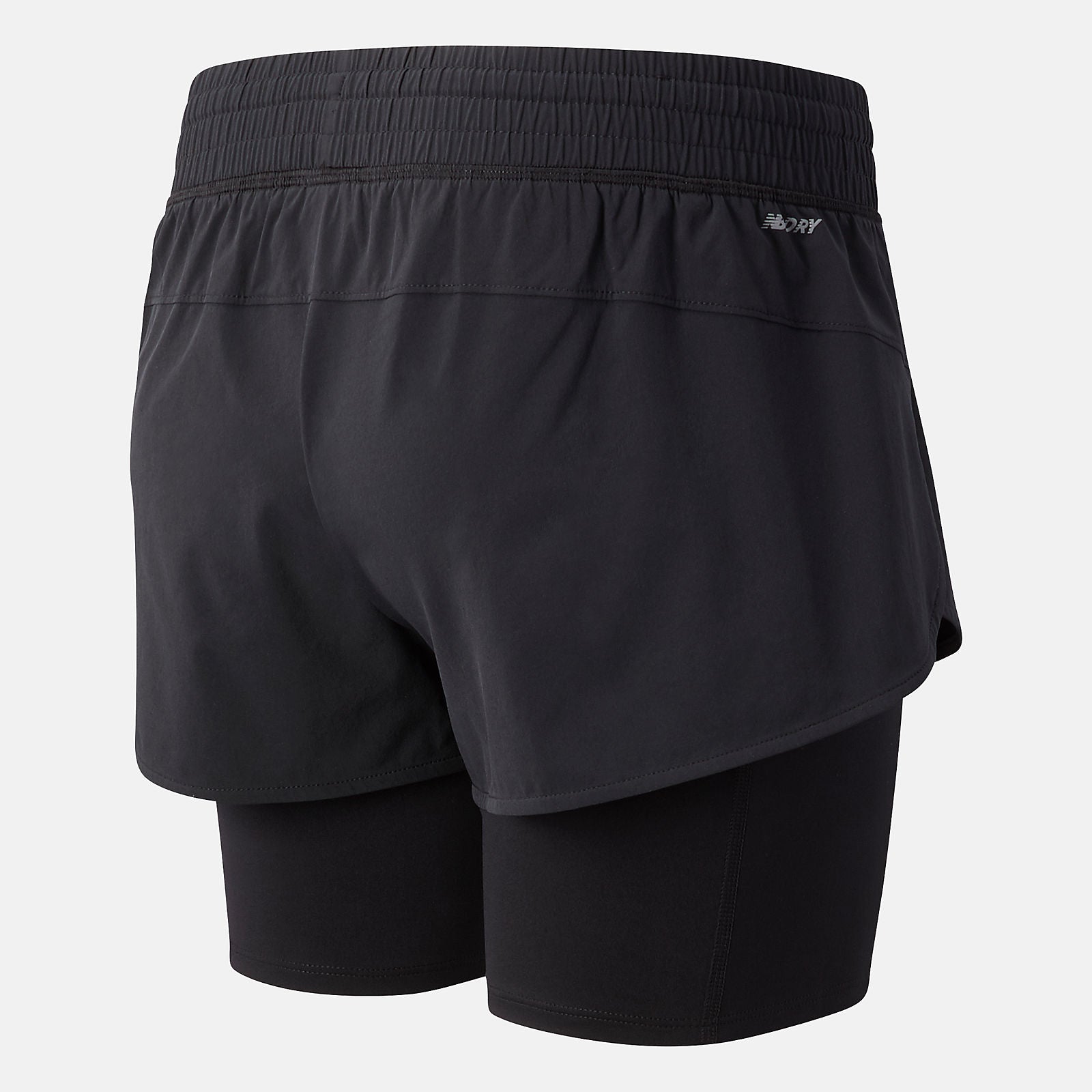 Black NYC Marathon Impact Run 2 In 1 Short New Balance Clothing