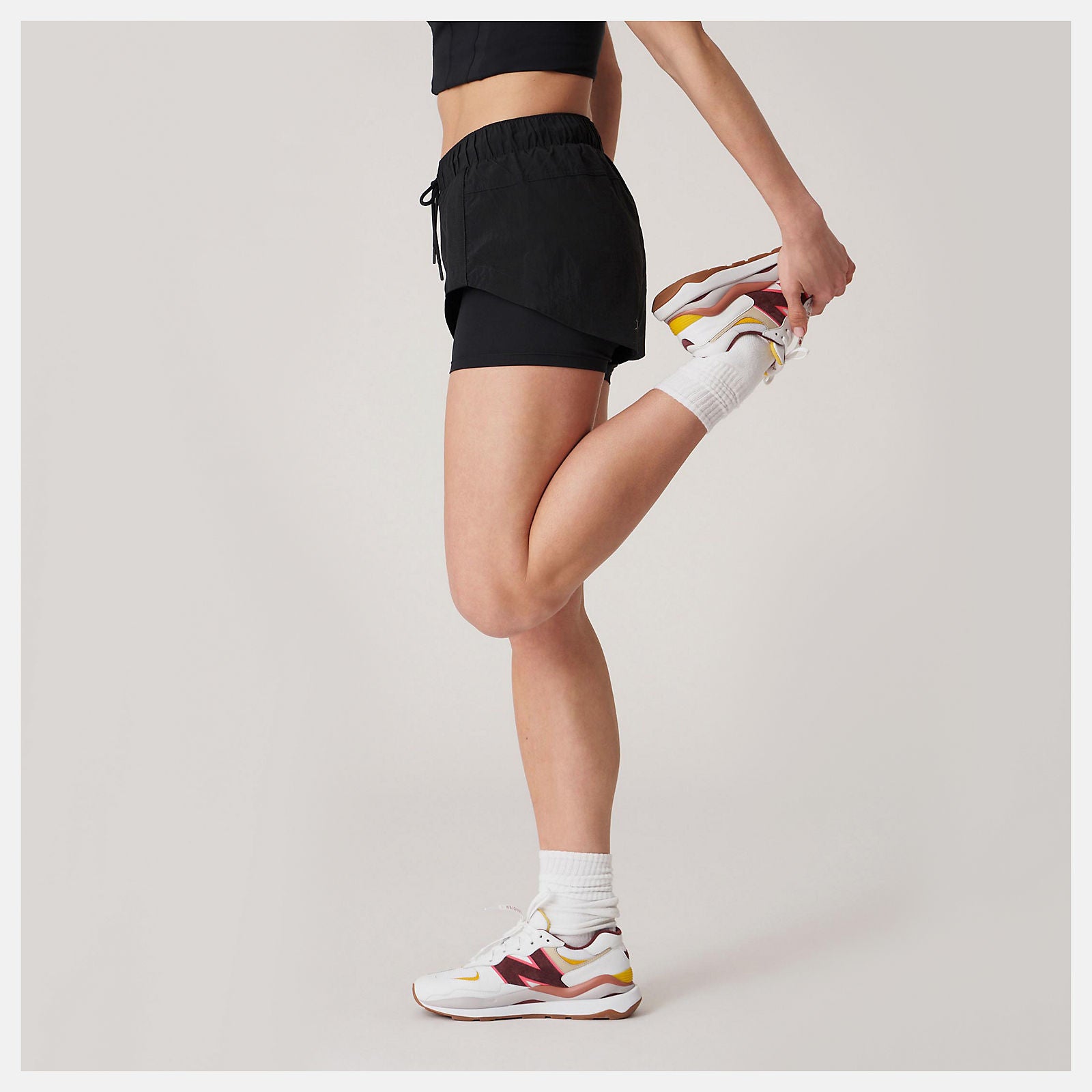 Black Bandier Woven tech Short New Balance Clothing