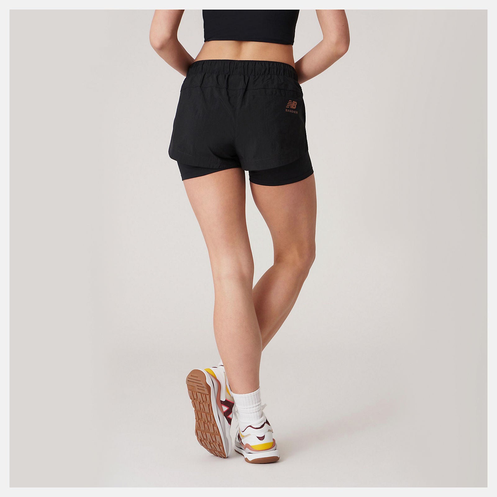 Black Bandier Woven tech Short New Balance Clothing
