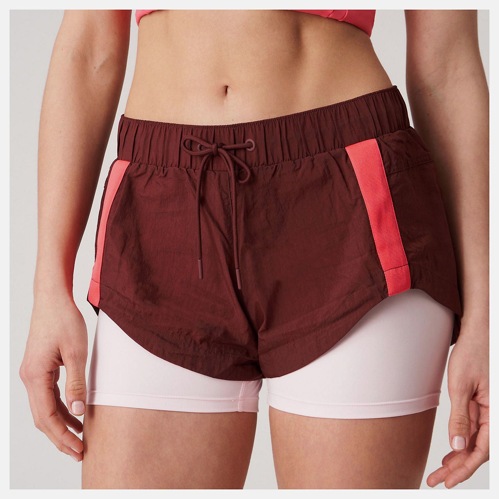 Deep Mauve Bandier Woven tech Short New Balance Clothing