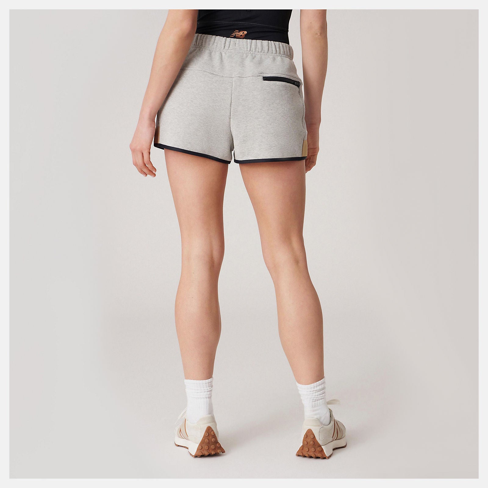 Athletic Grey Bandier Fleece Short New Balance Clothing