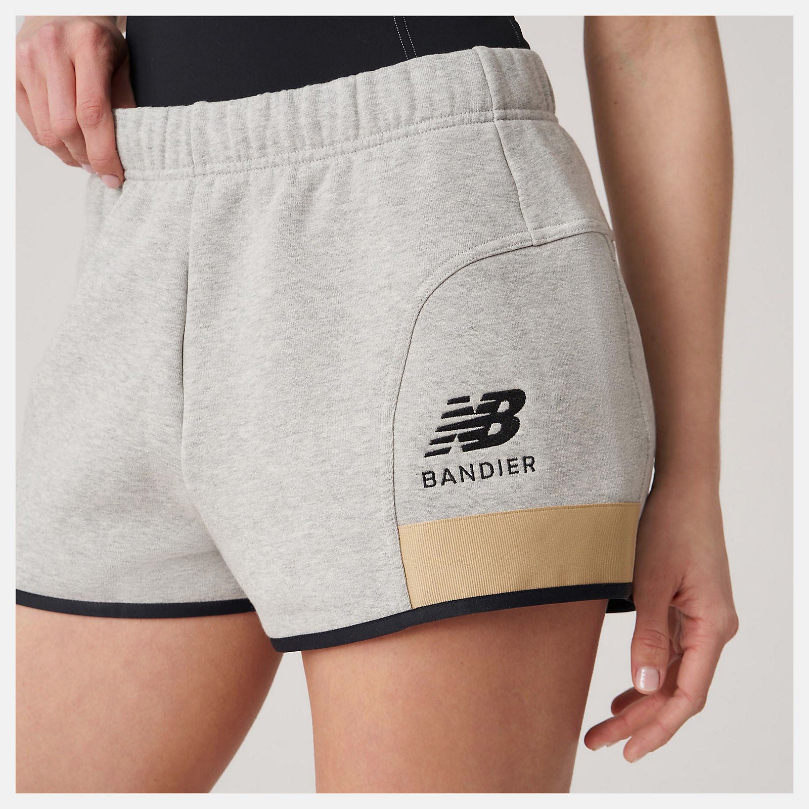Athletic Grey Bandier Fleece Short New Balance Clothing