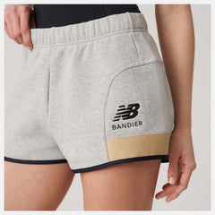 Athletic Grey Bandier Fleece Short New Balance Clothing