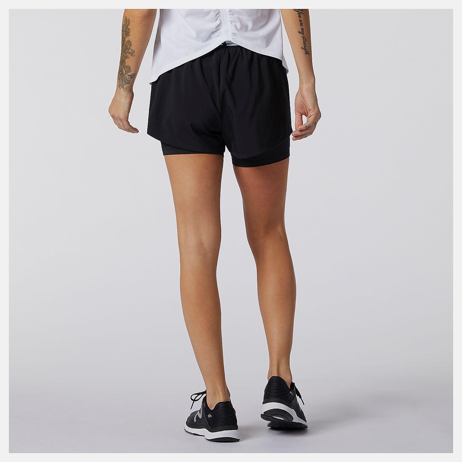 Black Relentless 2 In 1 Short New Balance Clothing