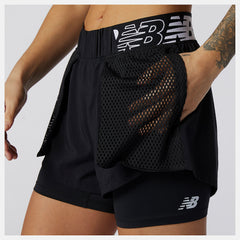 Black Relentless 2 In 1 Short New Balance Clothing