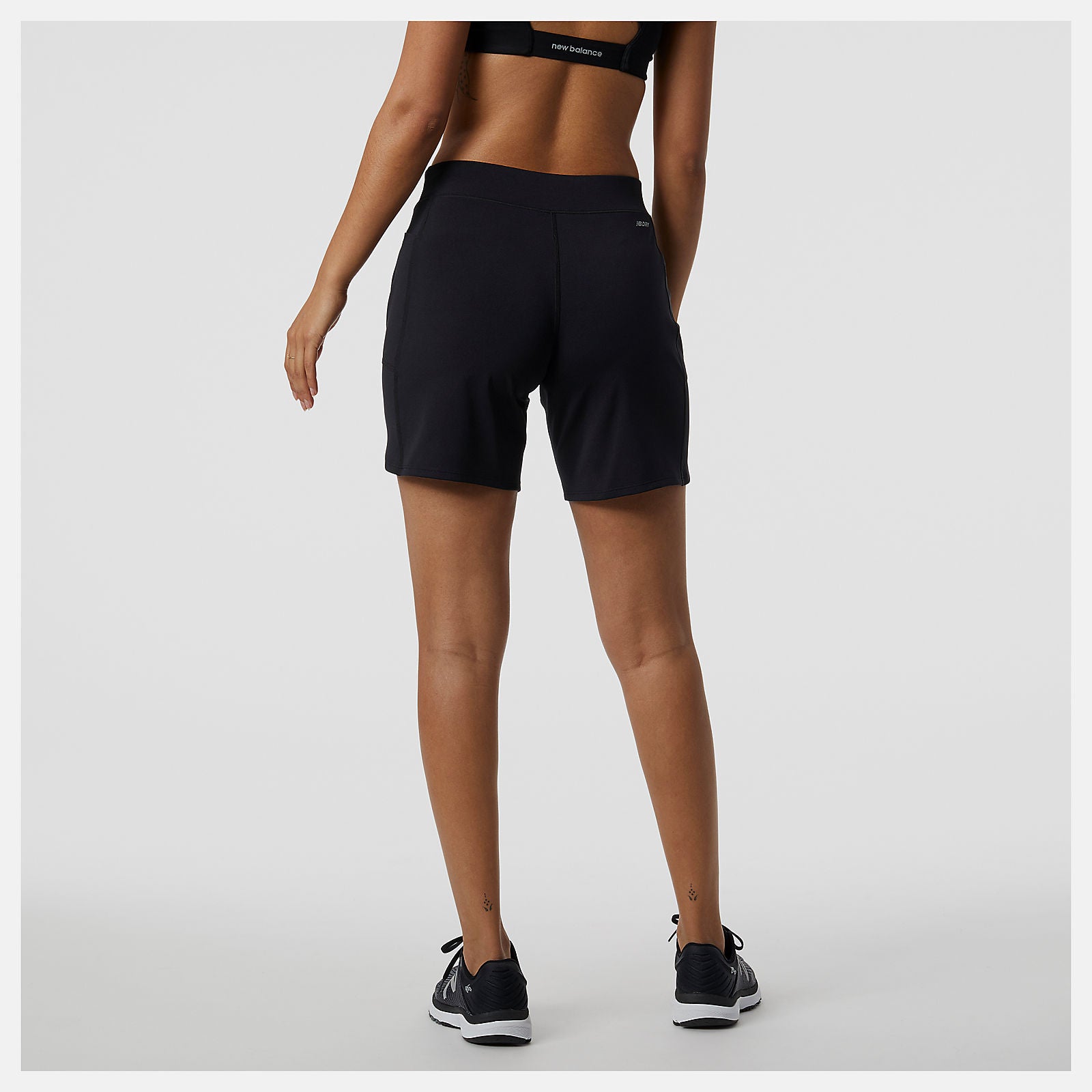 Black Impact Run Short 7 Inch New Balance Clothing