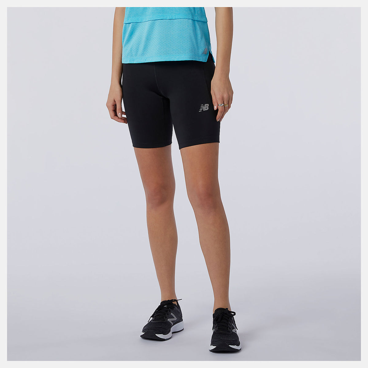 Black Impact Run Fitted Short New Balance Clothing