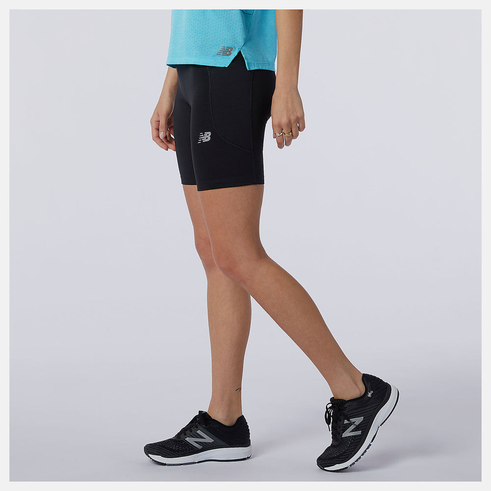 Black Impact Run Fitted Short New Balance Clothing