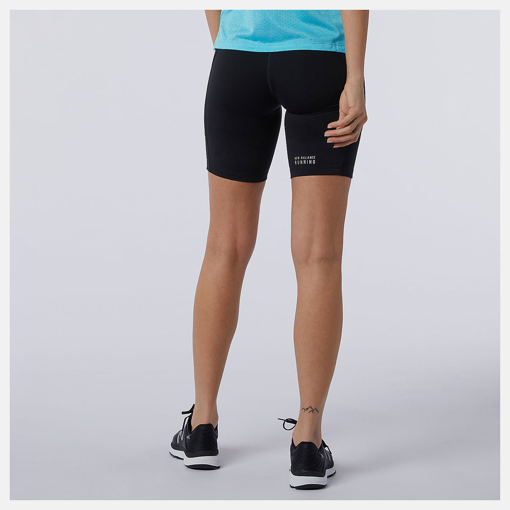Black Impact Run Fitted Short New Balance Clothing