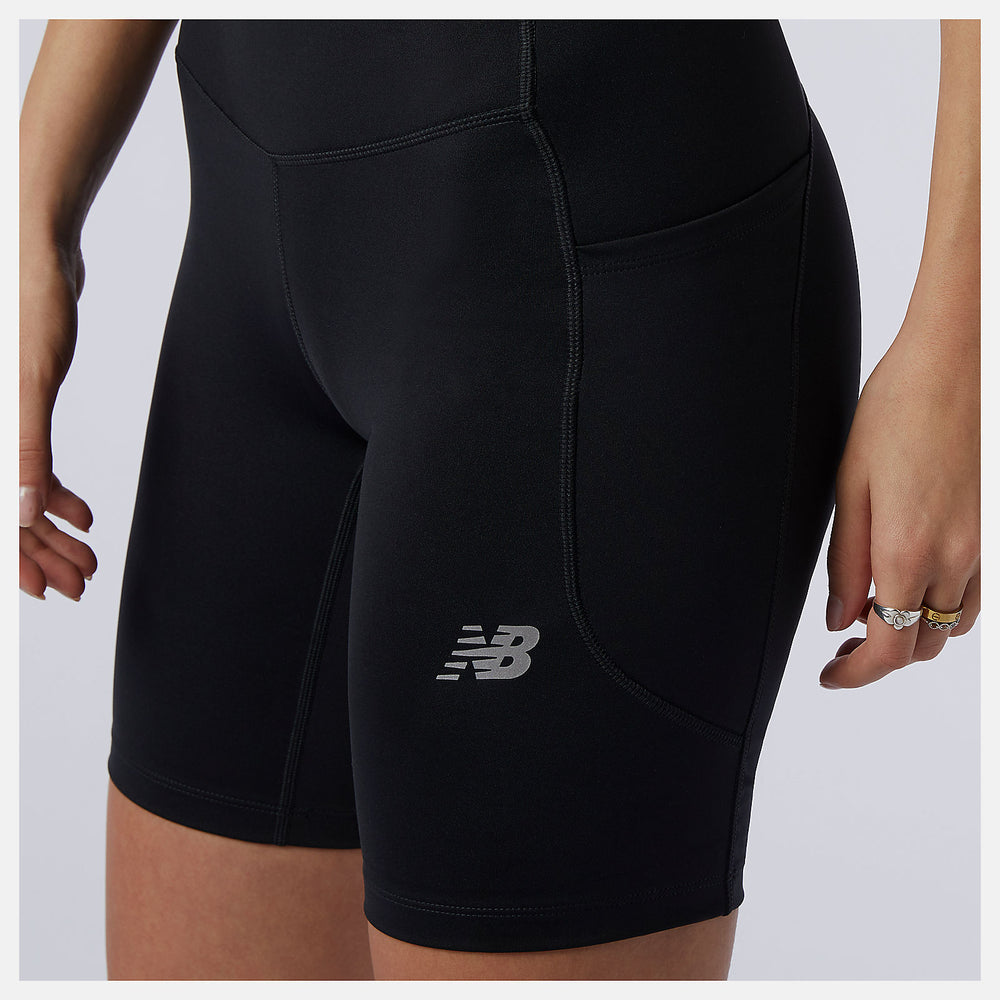 Black Impact Run Fitted Short New Balance Clothing