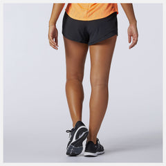 Black/White Q Speed Fuel Short New Balance Clothing