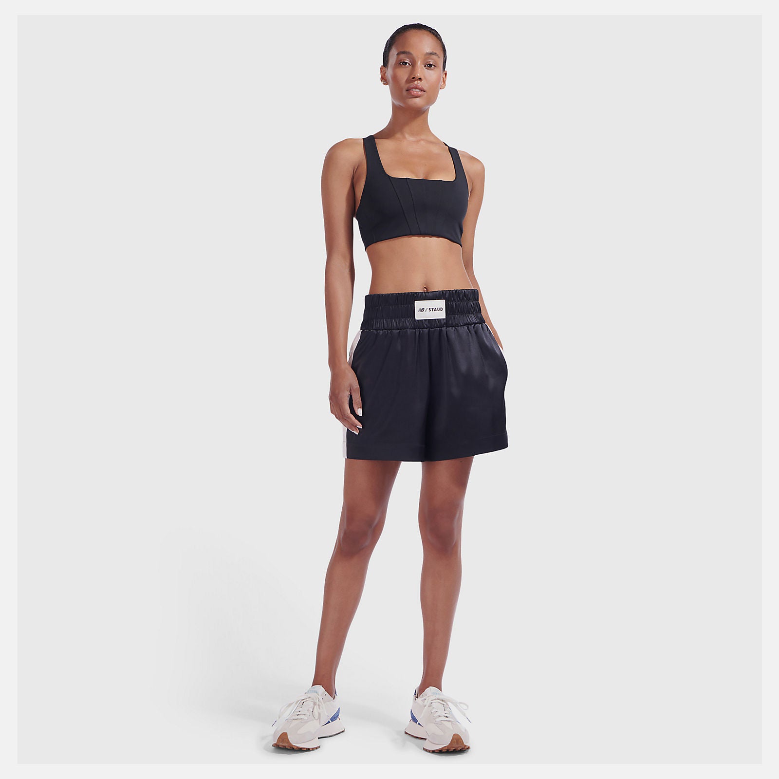 Black NB x Staud Boxing Short New Balance Clothing