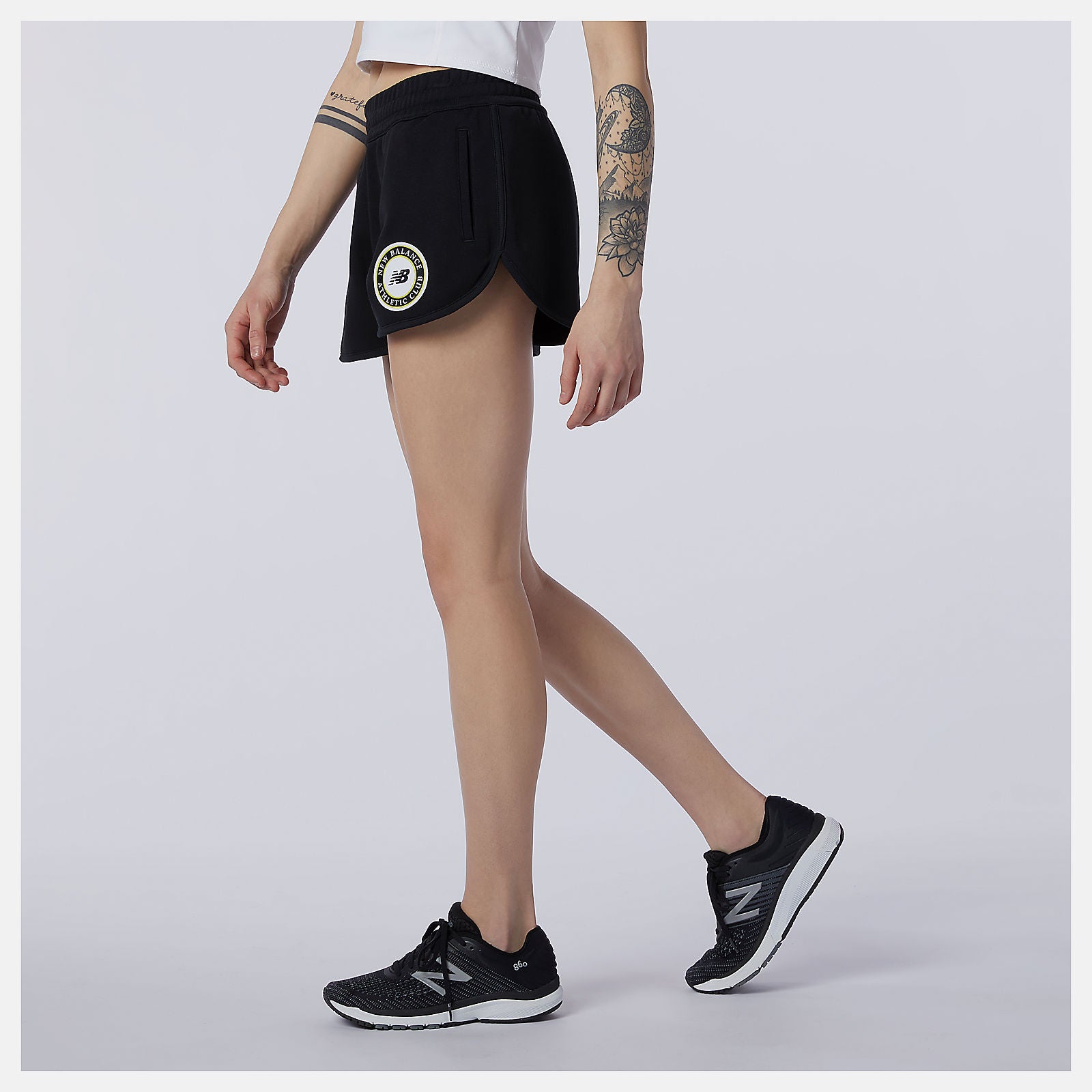 Black NB Essentials Athletic Club Short New Balance Clothing