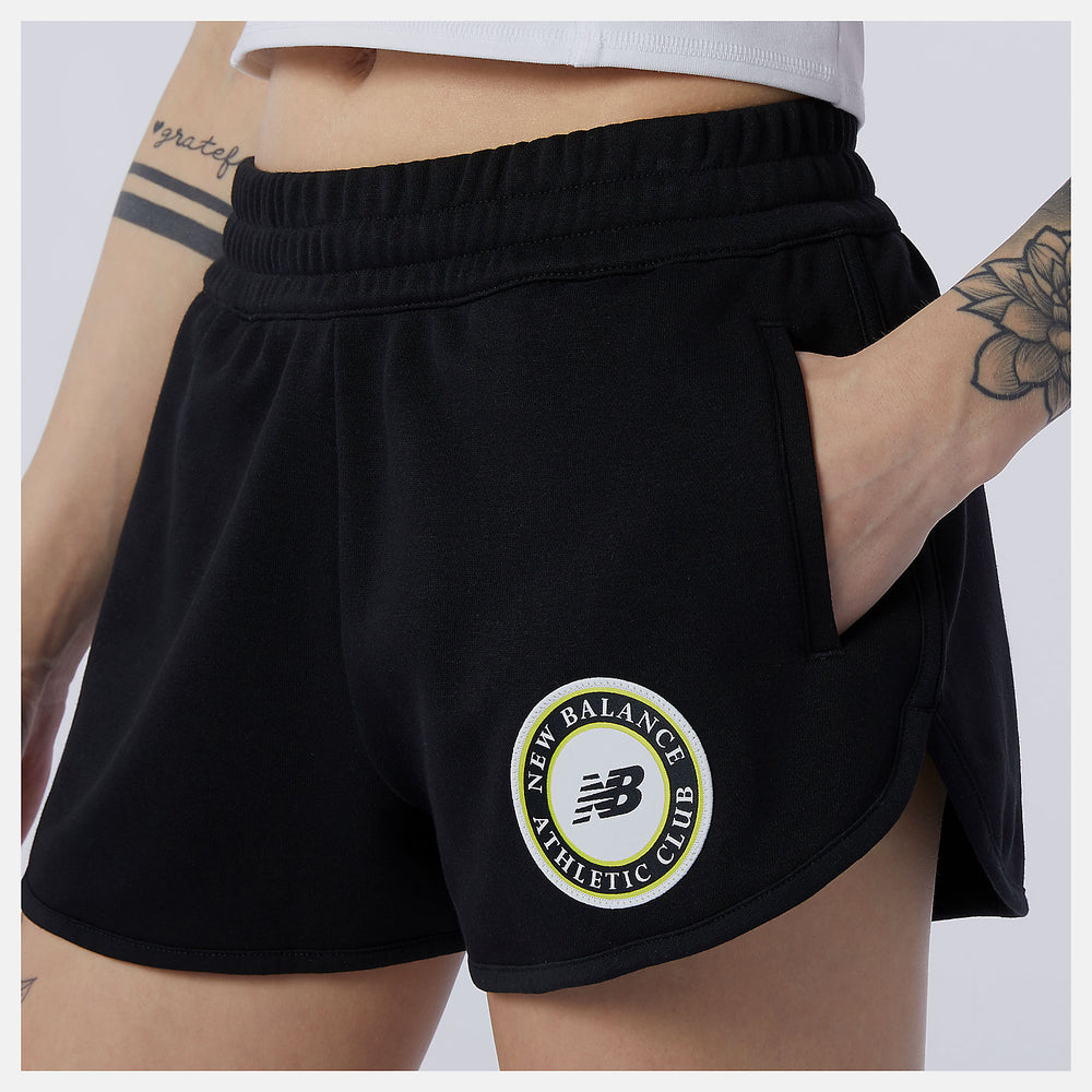 Black NB Essentials Athletic Club Short New Balance Clothing
