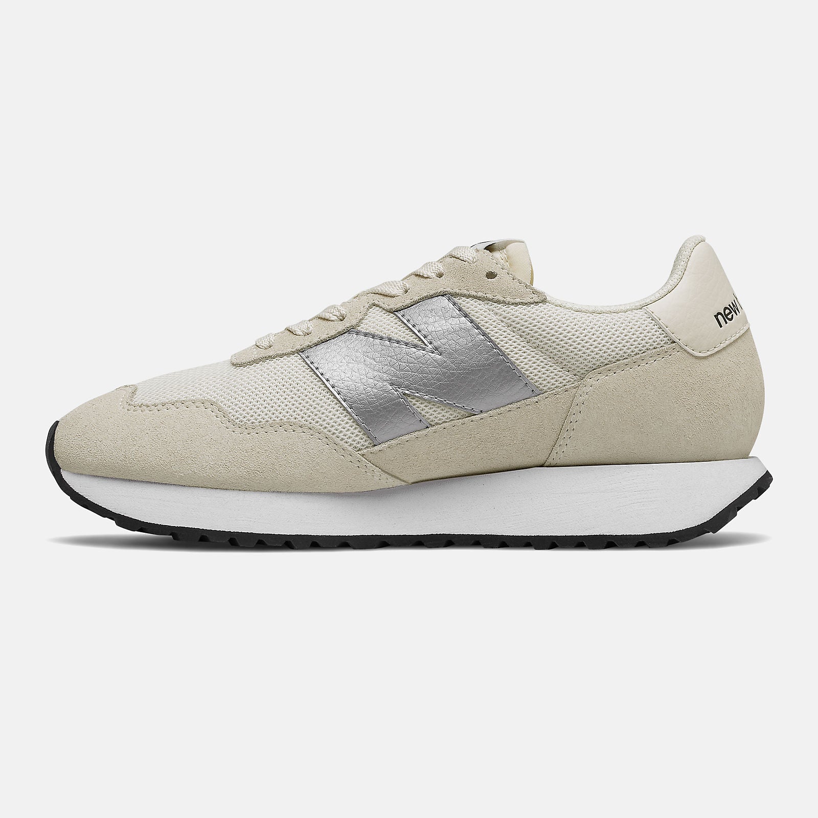 Sea Salt/Silver Metallic 237 New Balance Shoes