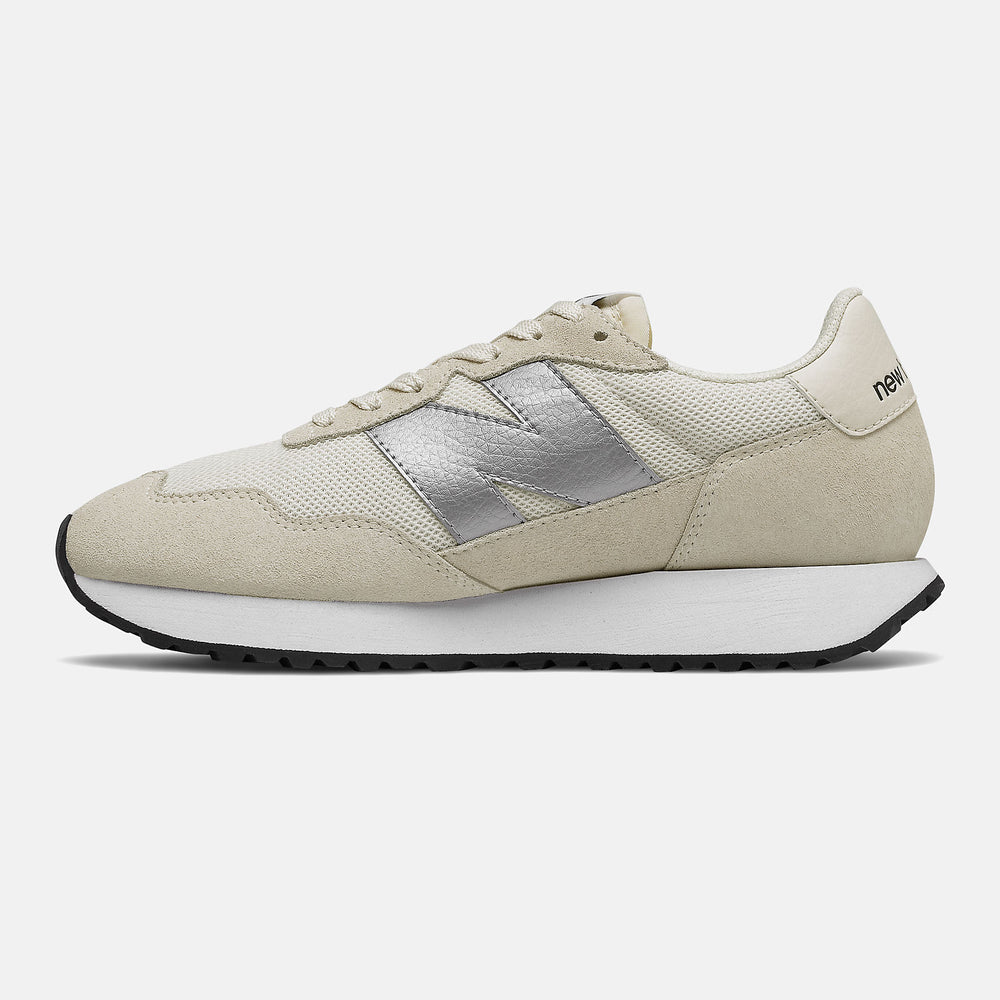 Sea Salt/Silver Metallic 237 New Balance Shoes