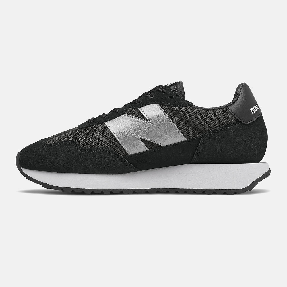 Black/Silver Metallic 237 New Balance Shoes