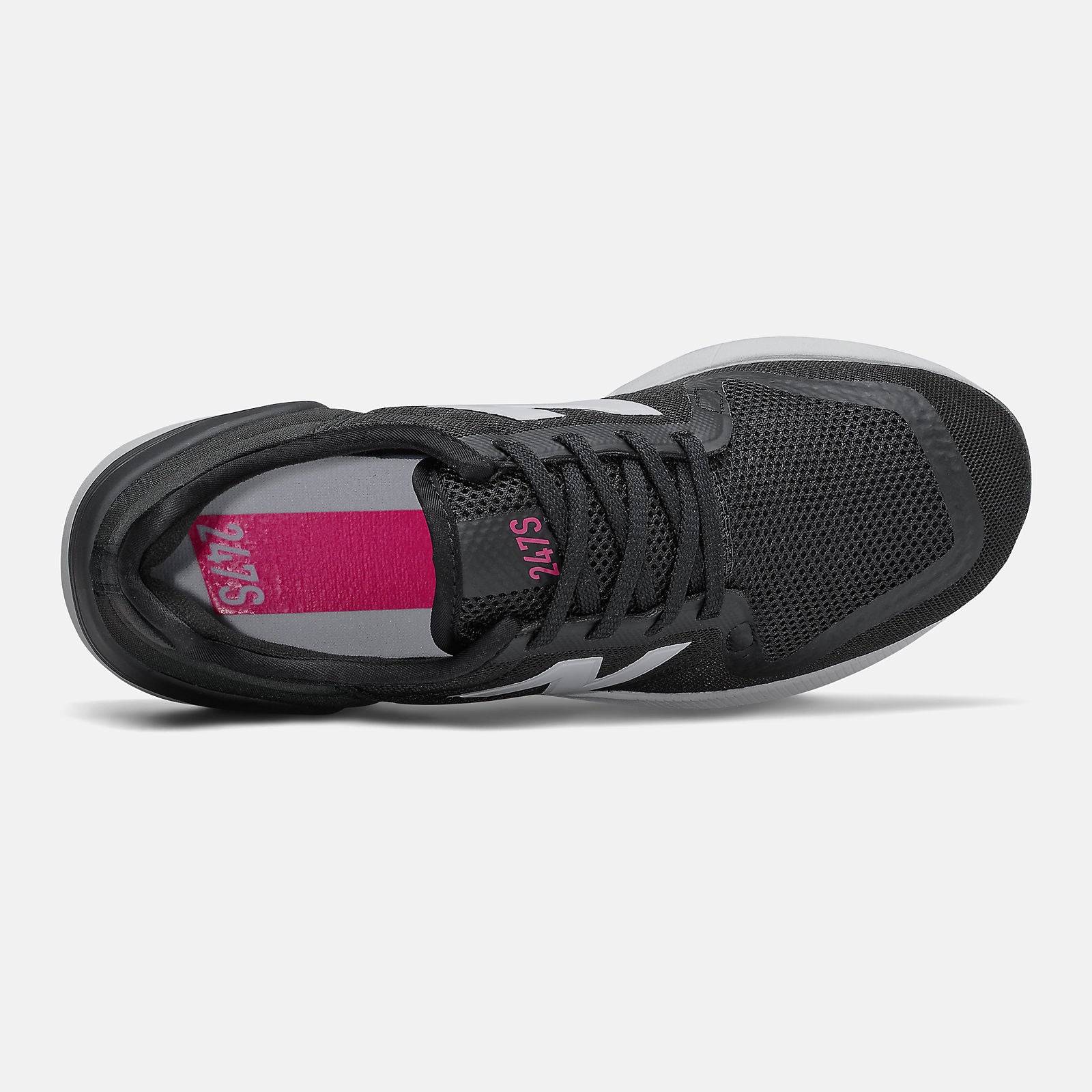 Black/Exuberant Pink 247S New Balance Shoes
